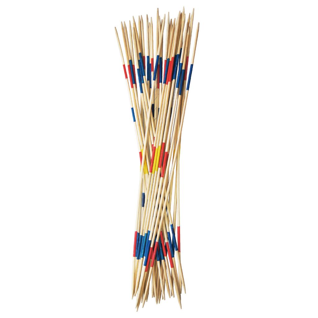 Mikado Spiel in XL Größe, 43 cm lange Stäbe, für die ganze Familie ab 5 Jahren