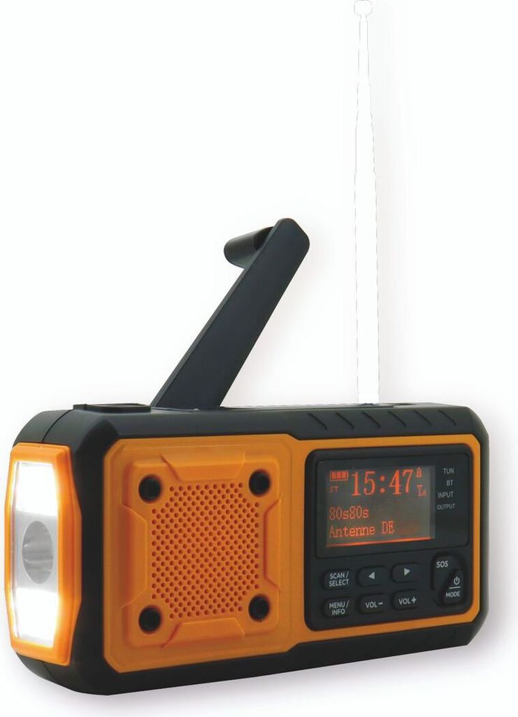 Soundmaster DAB112OR Orange Rádio DAB+/UKW-RDS s Bluetooth Obrázok produktu 5