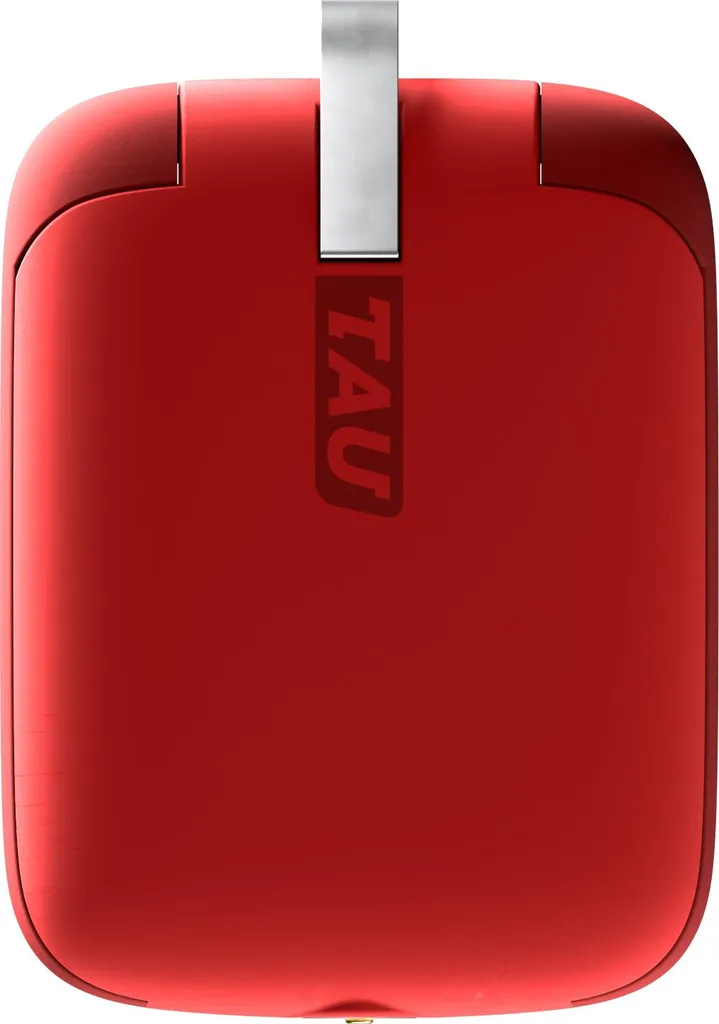 Rolling Square Tau Rouge Batterie de Secours 1400 mAh Porte-clés Ultra Compact
