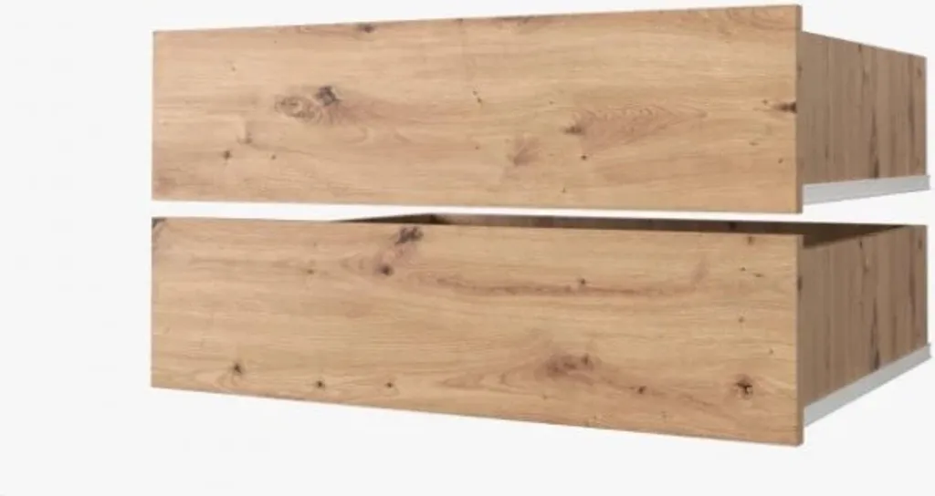 Cassetti Interni Armadio 60cm UNIS Rovere Artisan - Set da 2 Pezzi