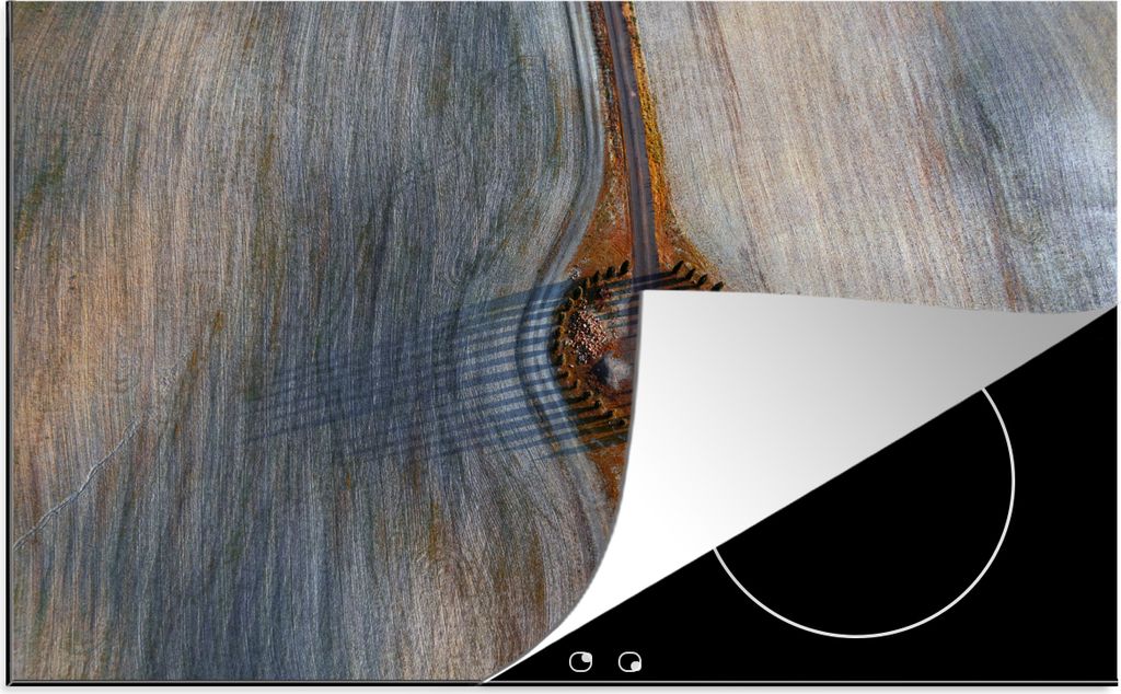 KitchenYeah Herdabdeckplatte Herbst - Baum - Makro , 81x52cm, Küche Deko, Glaskeramikfeld Herdabdeckung, Abdeckplatte fùr Kochfeld