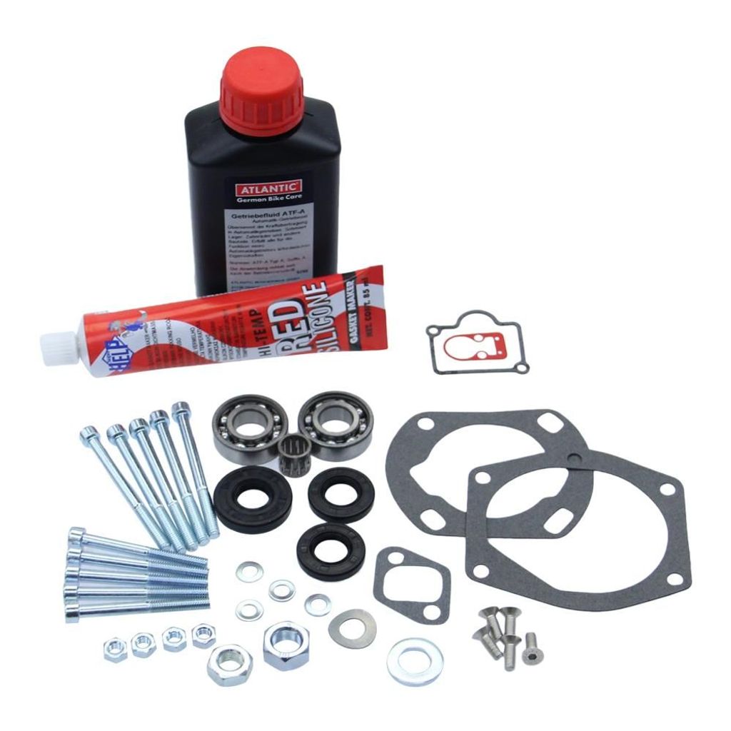 Dichtsatz Hercules M C P 1 2 3 Sachs 504/1 A B SKF Lager Schrauben Öl Dichtmasse Vergaserdichtungen