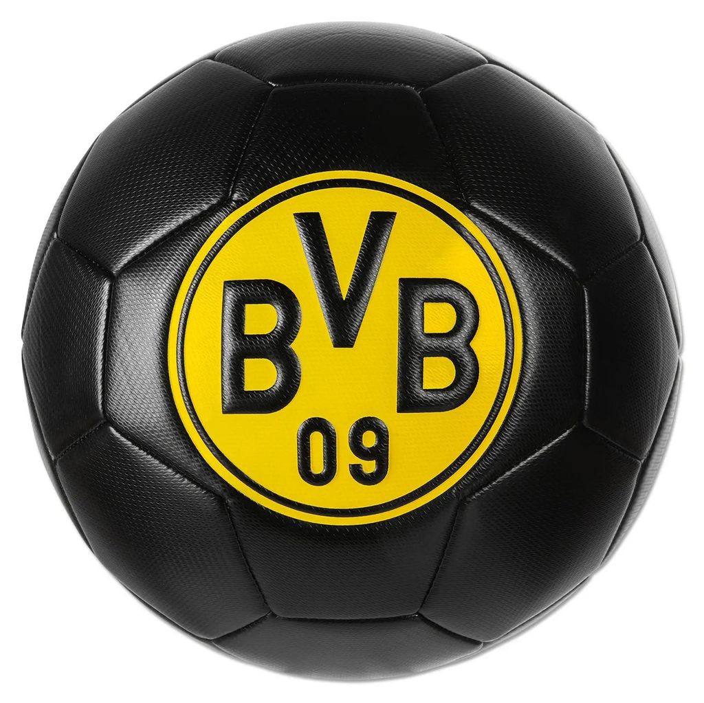 Borussia Dortmund BVB Ball schwarz embossed Produktbild 