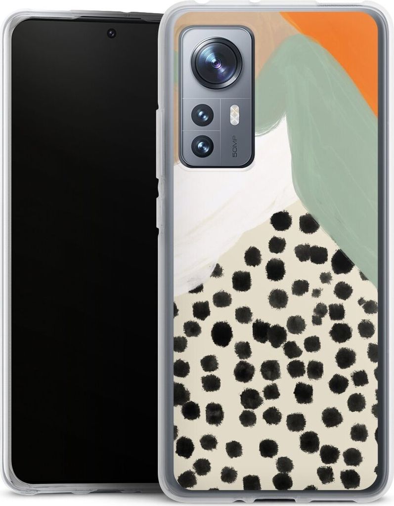 DeinDesign Handyhülle für Xiaomi 12 5G Silikon Hülle Case Smartphone Schutzhülle Abstrakt Boho Kunst