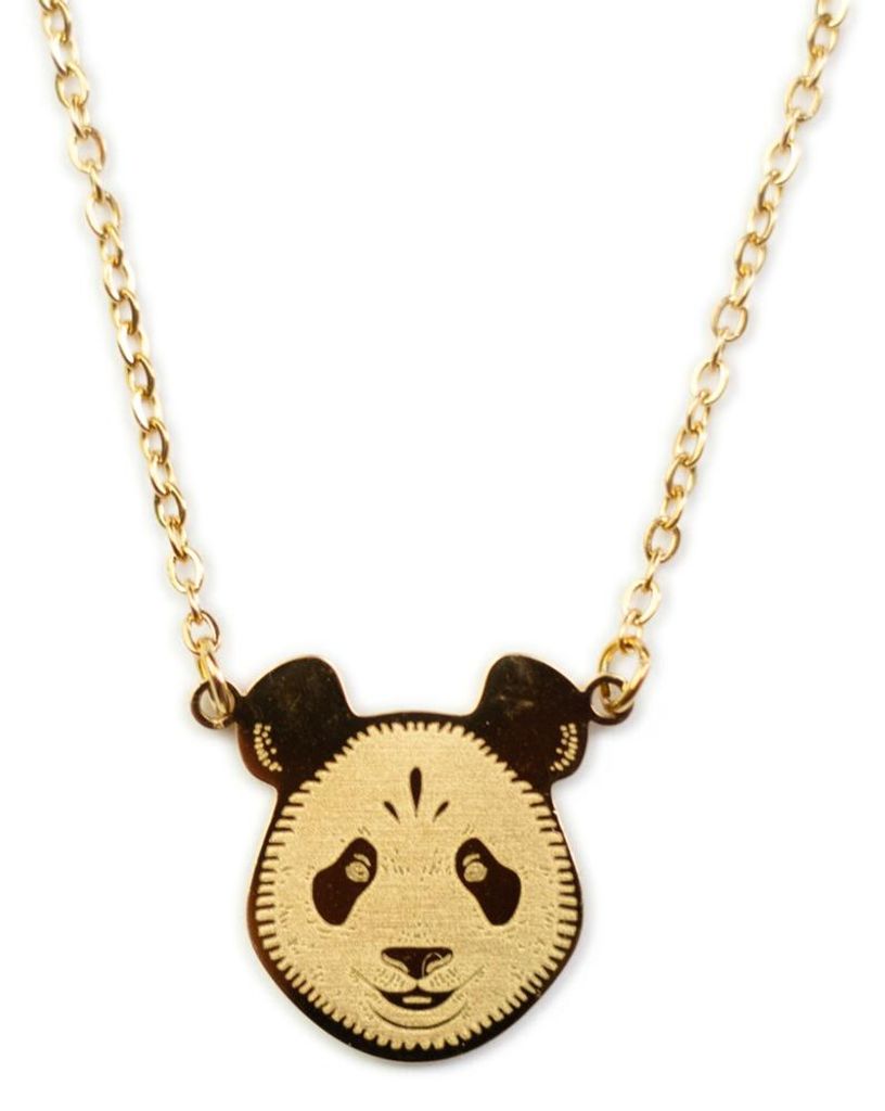 Mava Halskette Panda Silber - Kinderschmuck mit Panda Anhänger