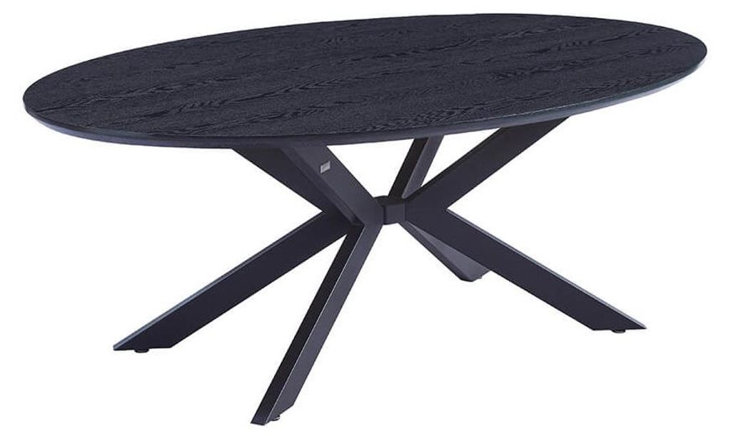 HOME DELUXE Esstisch Oval AVENTIS inkl. Sternfuß - 200 x Produktbild 