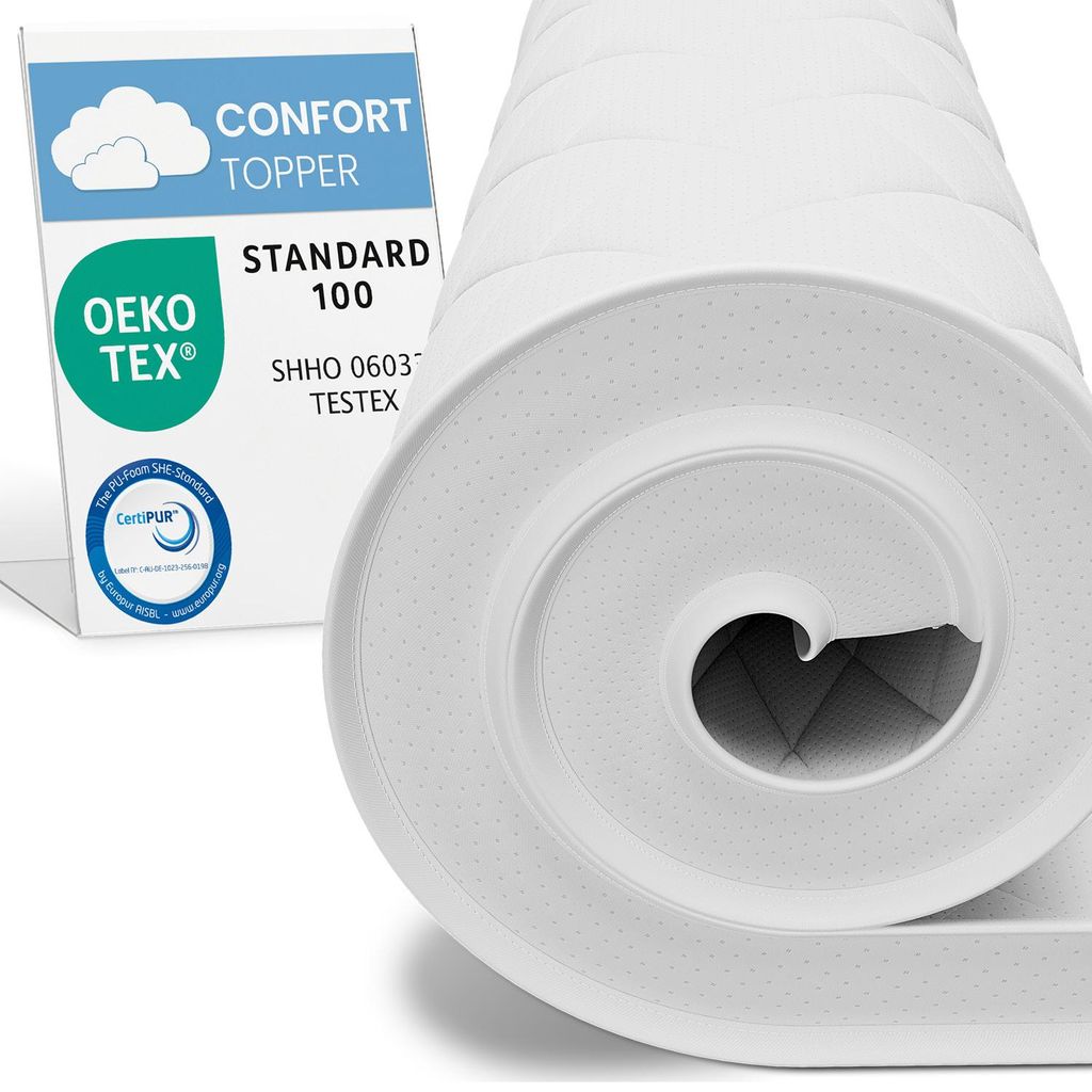 ELONEO Mousse confort surmatelas 140x200cm, 6 cm Image du produit 
