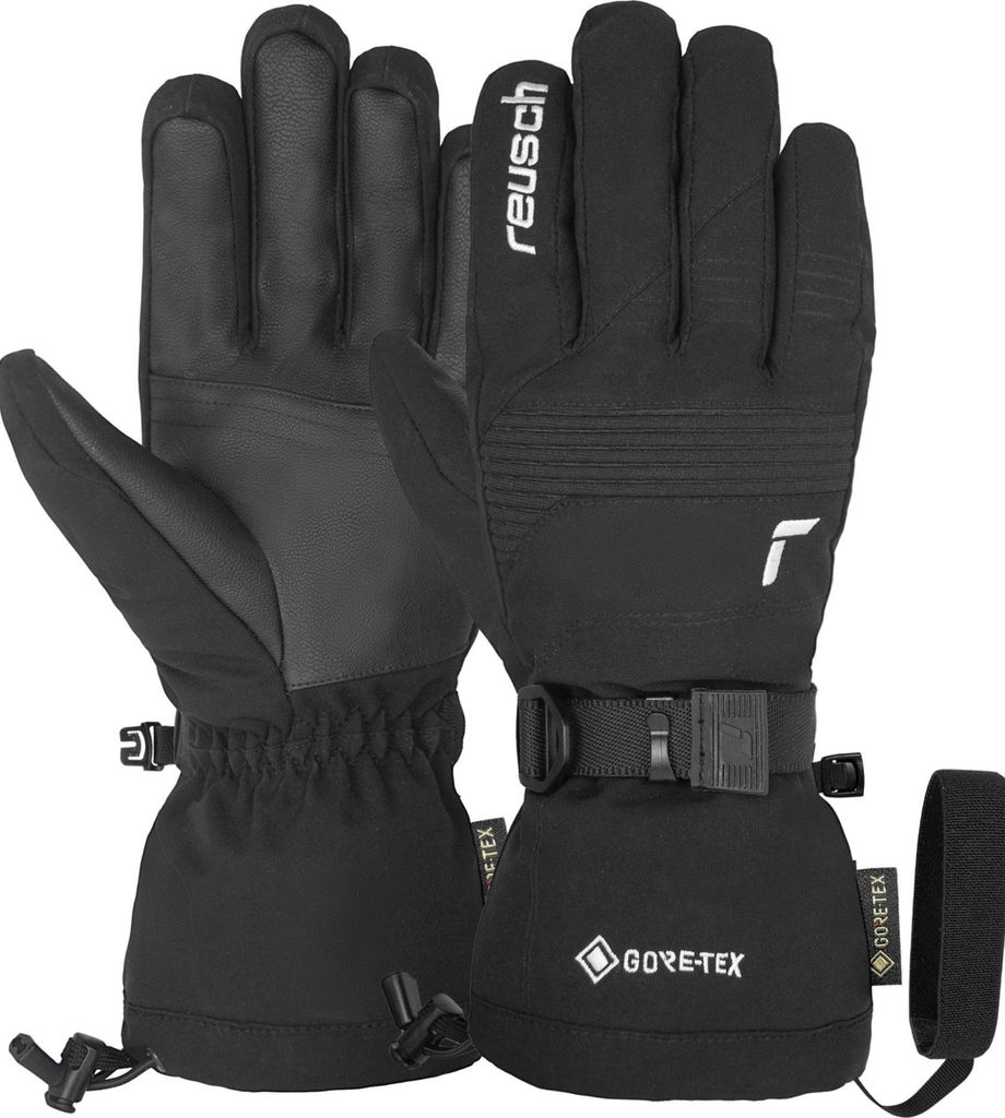 Reusch Fingerhandschuhe Powder Spirit GORE-TEX mit wasserdichter, atmungsaktiver Funktion 7701 black/white 8