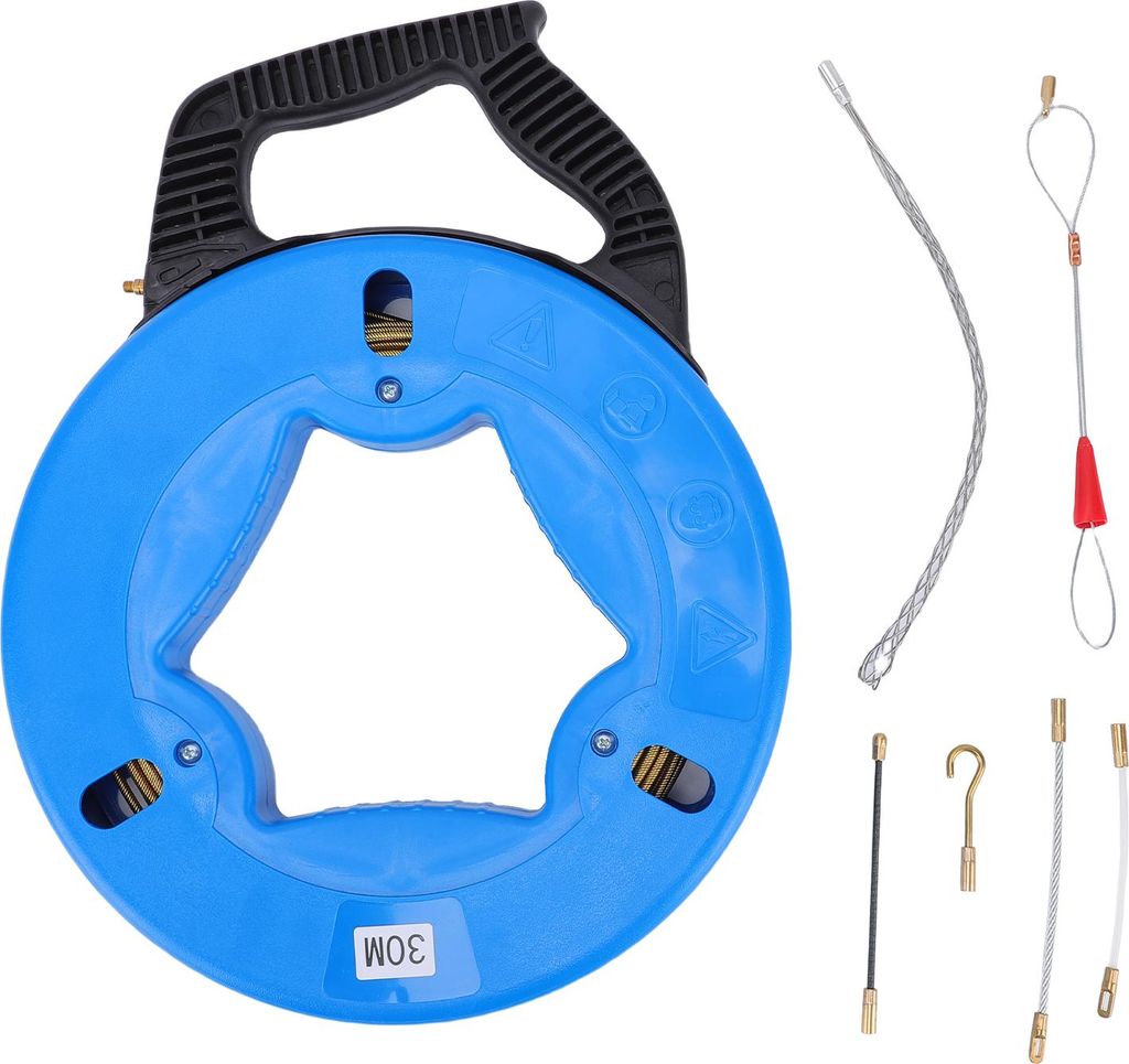 Elektrisches Fischband, Federdrahtabzieher mit optimiertem Gehäuse und Griff, flexibles Kabelabziehwerkzeug für Wand- und Elektrorohre, 5/32-Zoll X