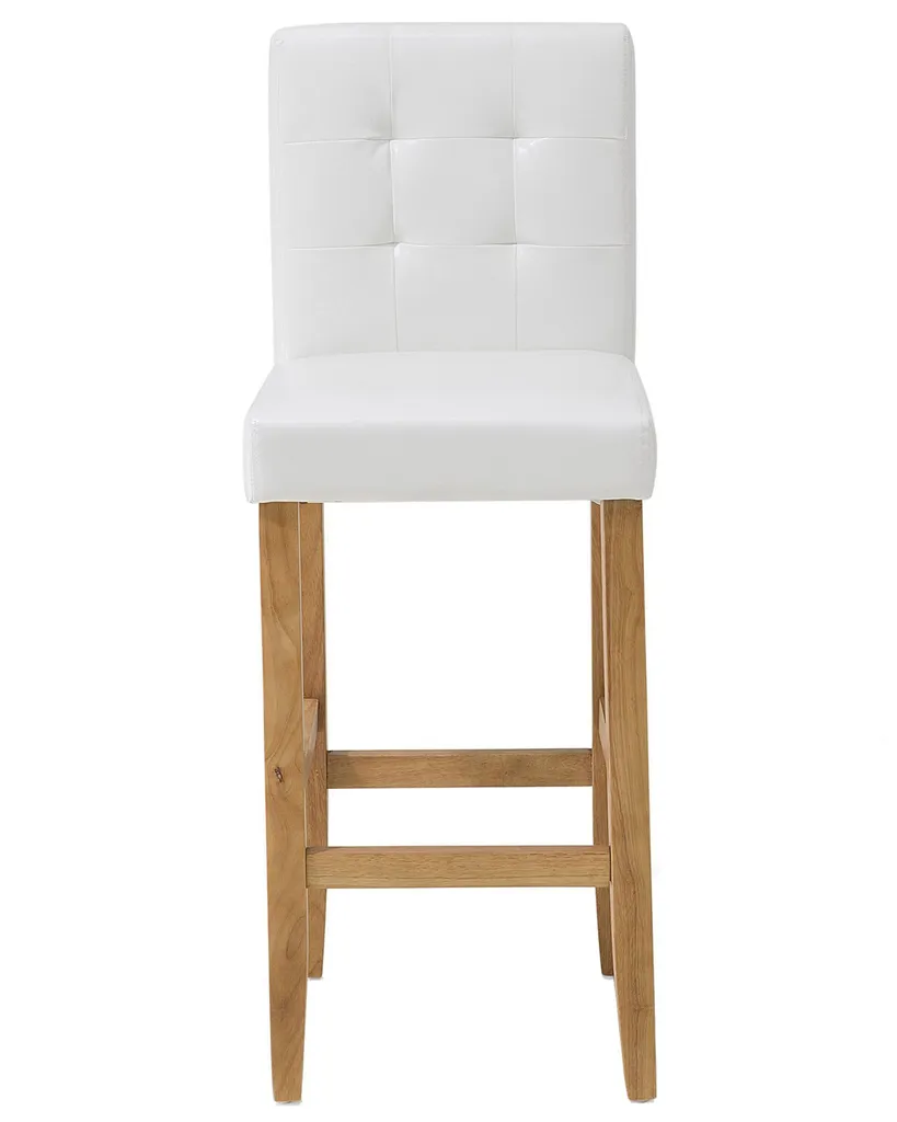 Tabourets de Bar Confortables Blanc Crème - Finis les Mal de Dos à Table - 5