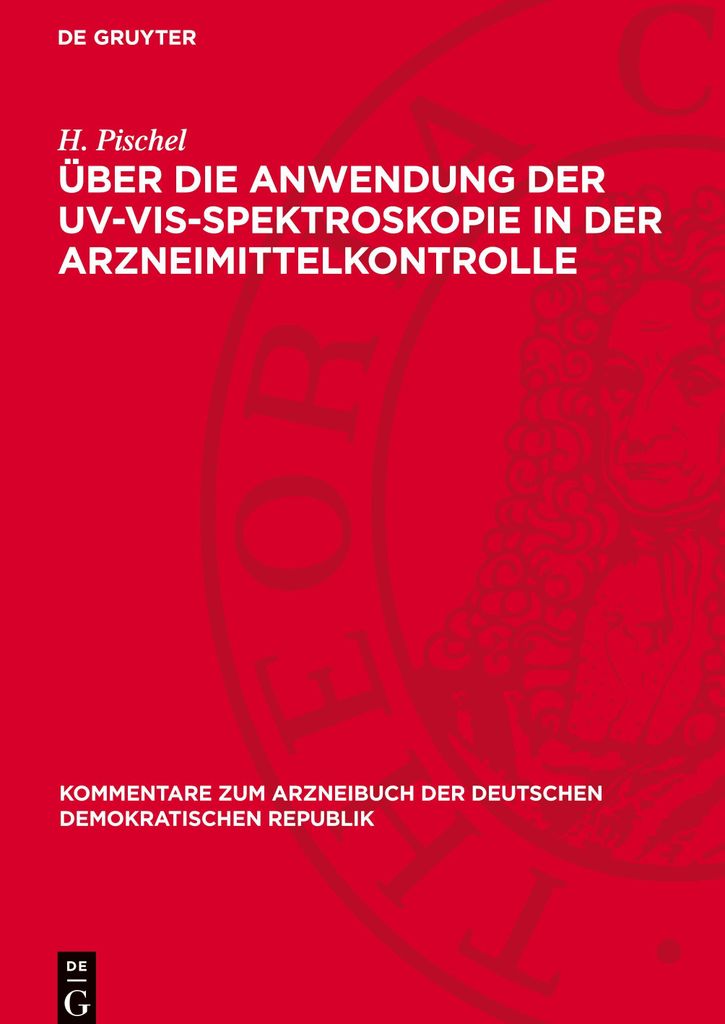 Über die Anwendung der UV-VIS-Spektroskopie in der Arzneimittelkontrolle