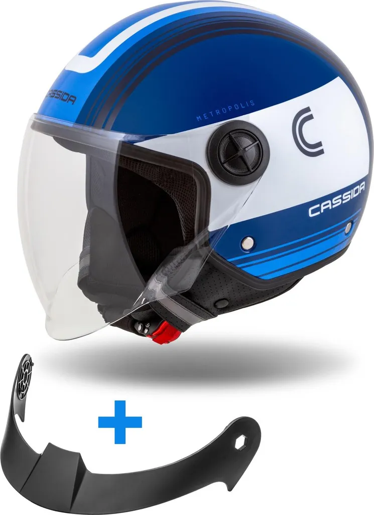 Casque Ville Handy Metropolis CASSIDA Bleu S idéal pour Trajets Boulot