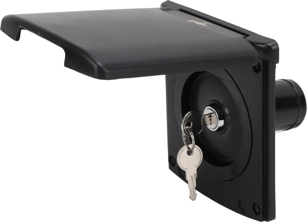 Coupelle de remplissage d'eau verrouillable pour fourgon et motorhome