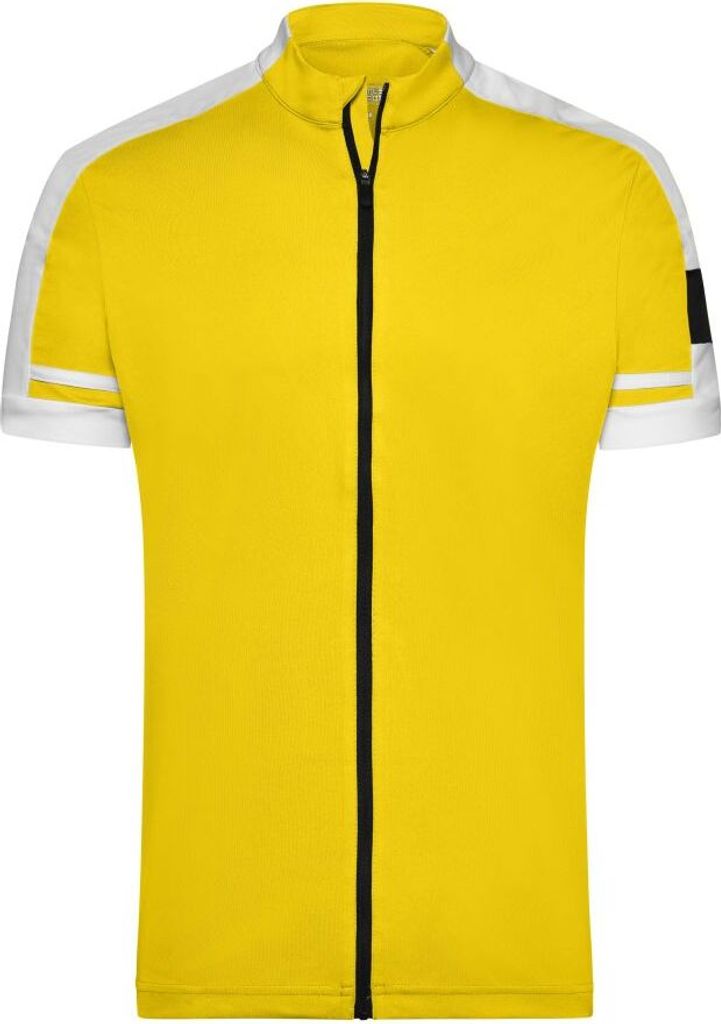 Men's Bike-T Full Zip Sportives Bike-Shirt sun-yellow, Gr. 3XL