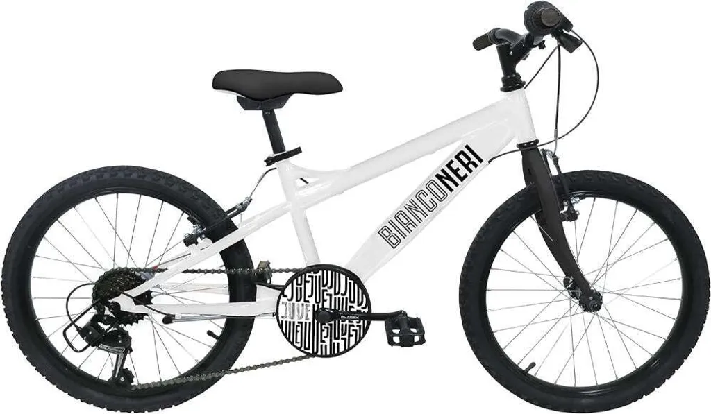 Vélo Juventus 20'' Boîte 6 Vitesses - Cadre Acier et Freins V-Brake Puissants