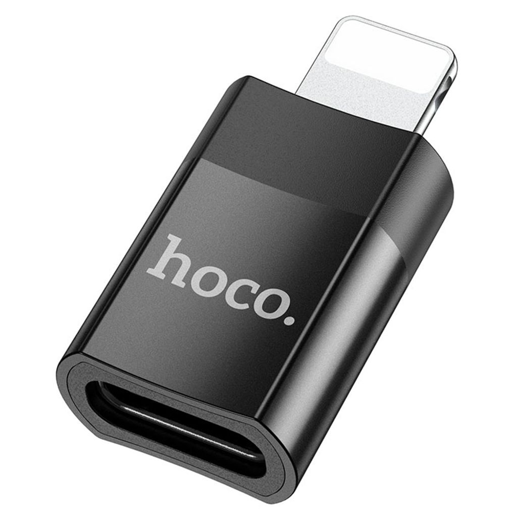 Hoco Ua17 Adaptateur Type-C vers Lightning Noir Image du produit 