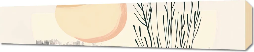 Offerta Quadro 100x20 Alba Pastello | Stampa su Tela Economica