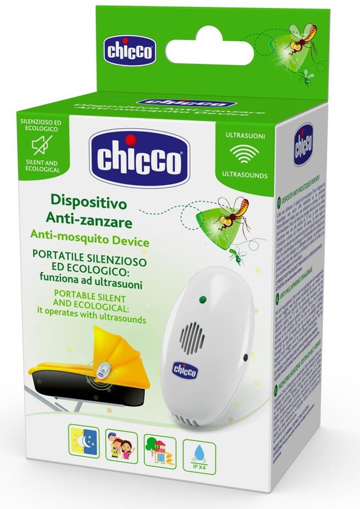 Chicco 7222100000 Anti-Mcken Ultraschall Tragbar mit Clip Produktbild 