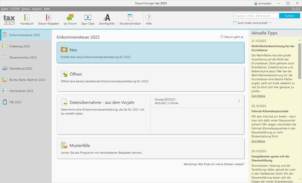 BUHL tax 2023 (für das Steuerjahr 2022) PC Kaufland.de