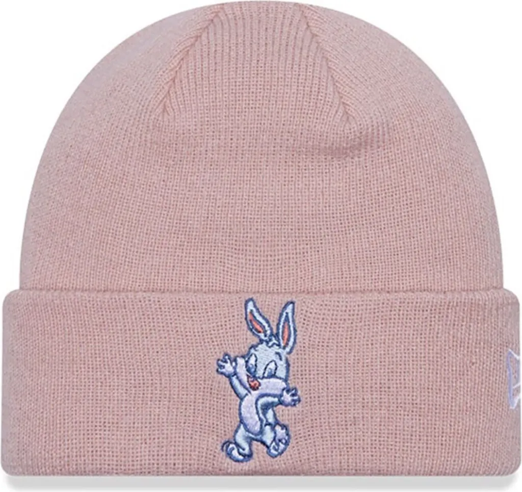 Bonnet Enfant New Era Bugs Bunny Gris et Noir - Doux et Extensible