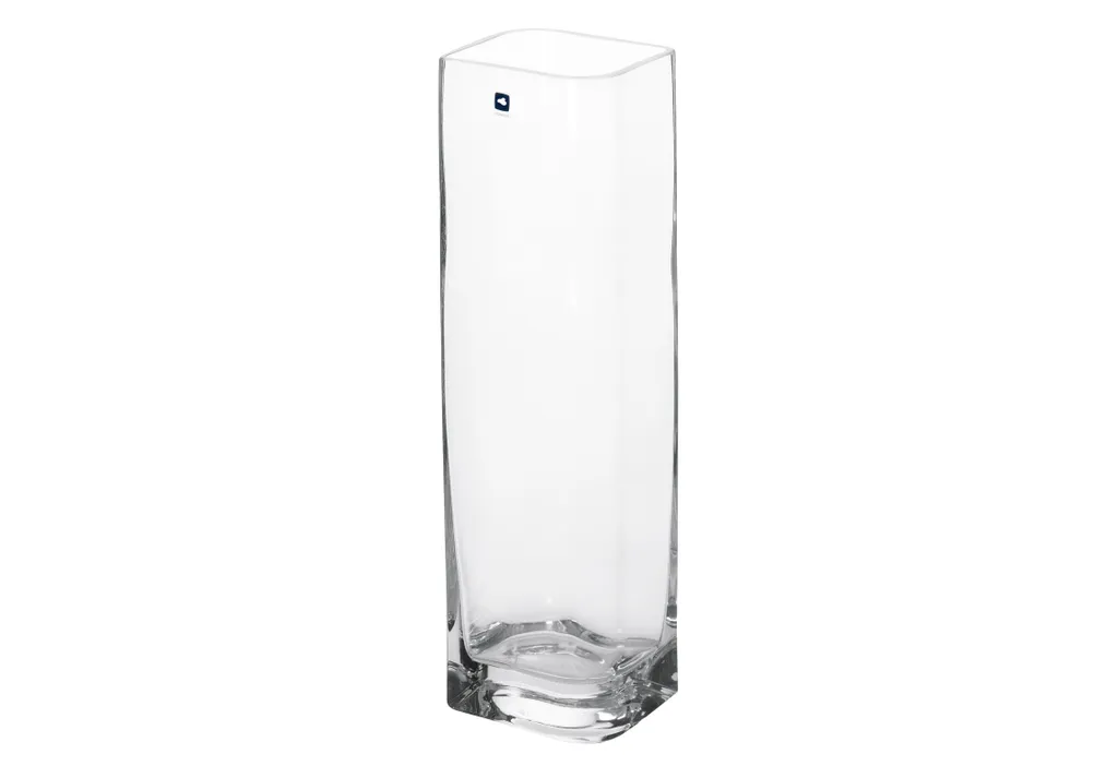 Leonardo 014328 Lucca Vase Carré en Verre Transparent 40 x 11 x 9,5 cm