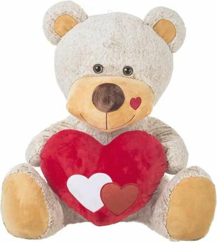 Sommeil Paisible : Ours en Peluche Beige 110 cm - Le Doudou Géant Rassurant