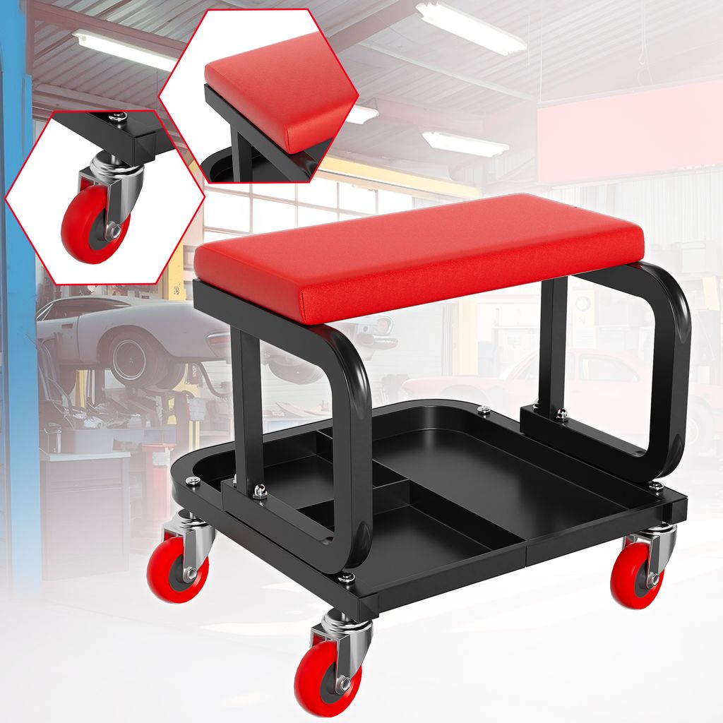 XMTECH Werkstatthocker Arbeitshocker Werkstattsitz mit Produktbild 