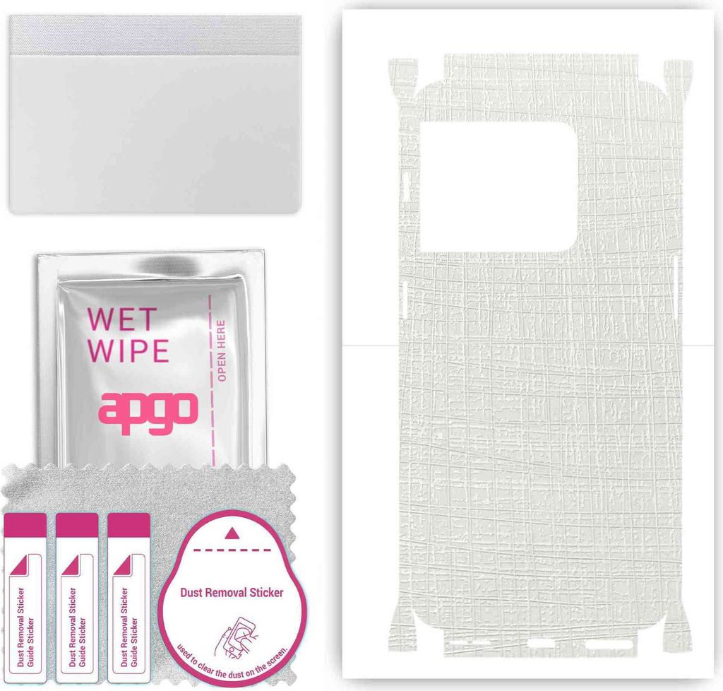 apgo Rückseite + Seiten Schutzfolie, Skin, kompatibel mit OnePlus 10 Pro, Hinten Displayschutzfolie aus Vinylfolie, kratzfest, einfache Montage - ...