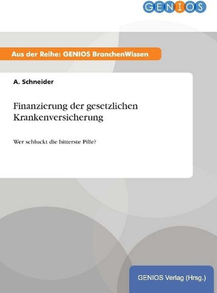 Finanzierung der gesetzlichen Krankenversicherung