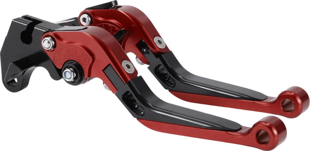 Levier Frein Embrayage 6 Positions Yamaha MT125 Aluminium Rouge Noir
