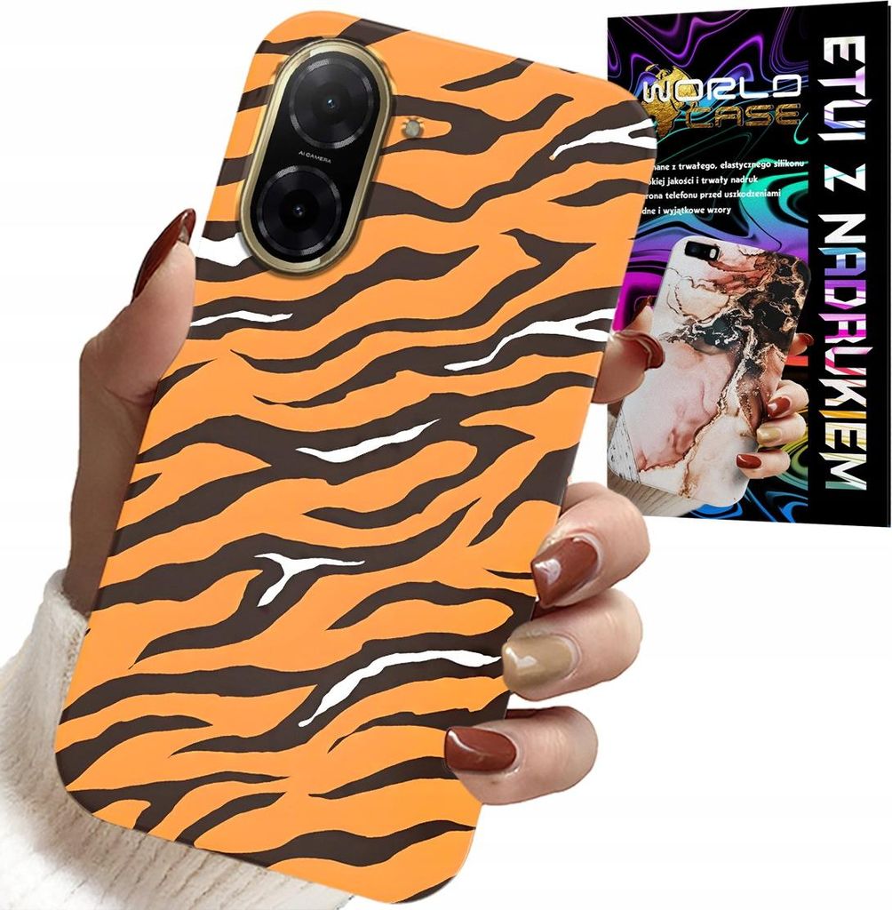 Etui Für Xiaomi Redmi A5 - Tigerstreifen Rückwand + Glas