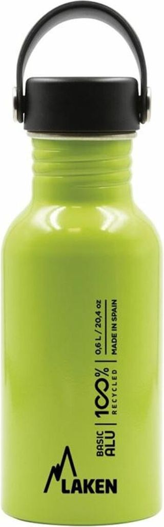 Bot. alu. Basic Alu 0,75 L. Tapón Oasis - Verde manzana