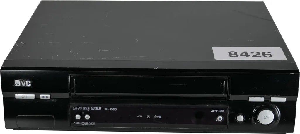 Lecteur Cassette VHS JVC HR-J585 Multistandard pour Vidéo Salon