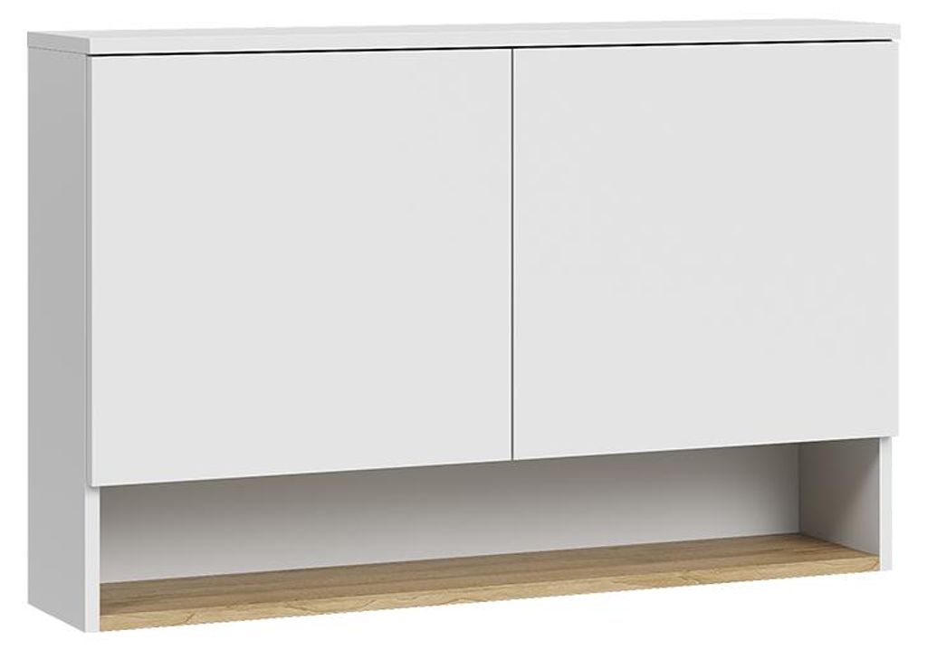 Hängeschrank Vicco Viktor Weiß/Artisan-Eiche 93.6 x 60 cm Produktbild 
