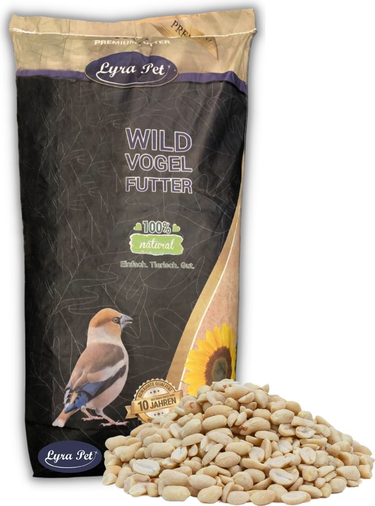 25 kg Lyra Pet® Erdnusskerne halbe blanchiert Produktbild 