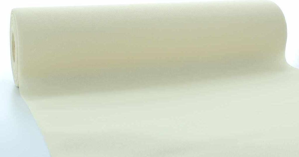 Tischläufer in Weiß aus Linclass Airlaid 40 cm x 24 m, 1 Stück