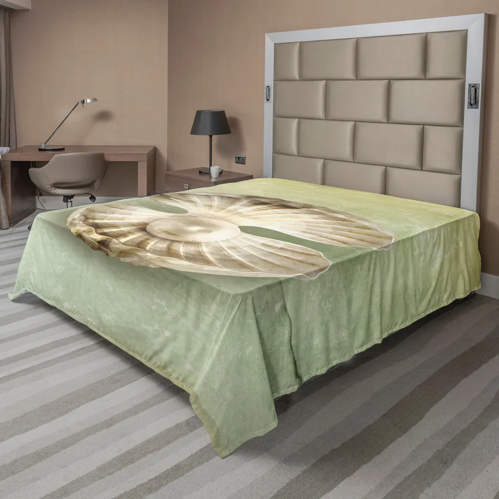 Lenzuolo Matrimoniale ABAKUHAUS Microfibra - Perle e Vita Marina 275x260