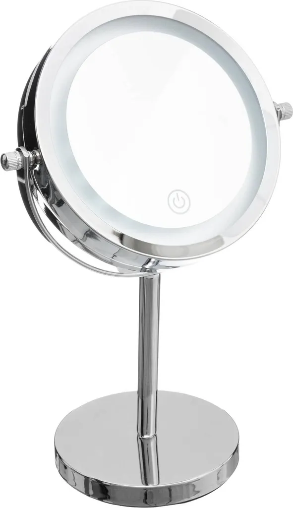 Specchio LED Rotondo Multiuso: Trucco, Rasatura e Cura del Viso