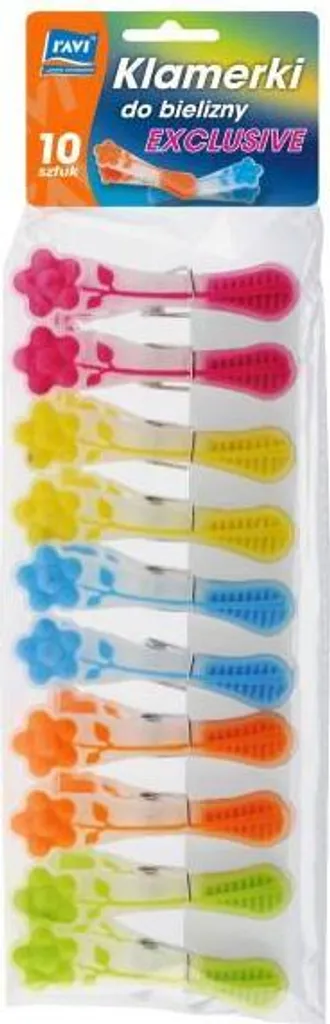 Clips à lingerie Exklusiv 10 pièces - Attaches de maintien transparentes