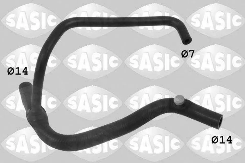 Sasic 3406015 Tubo Radiatore OE 46407731 per Fiat Punto 176 - Ricambio Doc