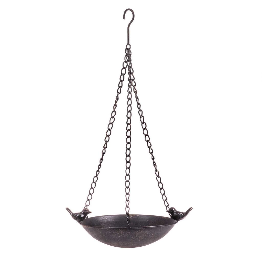 Vogeltränke Aus Metall Für Den Garten – Mit Metallpfahl, 91,4 Cm Hoch, 5-Krallen-Design