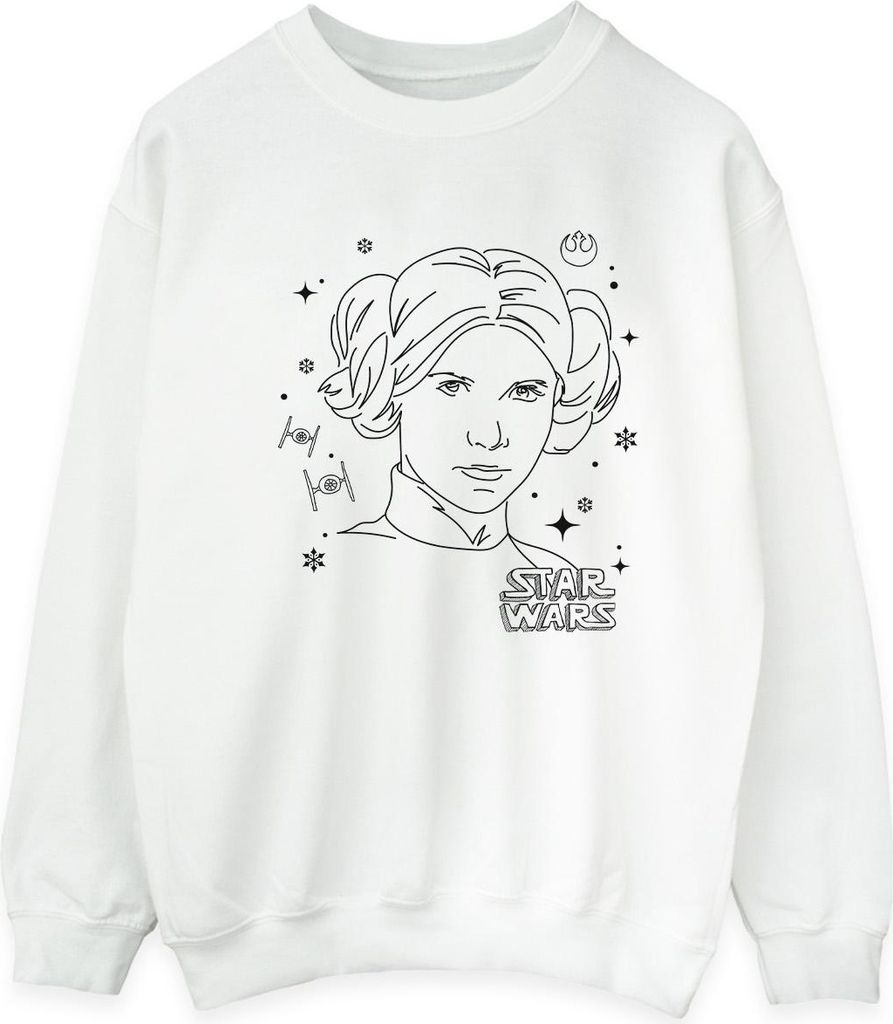 Star Wars - "Episode IV: A New Hope" Sweatshirt für Herren BI46012 (M) (Weiß)