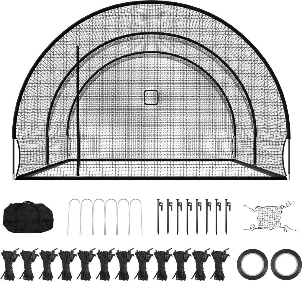 SucceBuy Gabbia da baseball (semicircolare) Rete Immagine del prodotto 