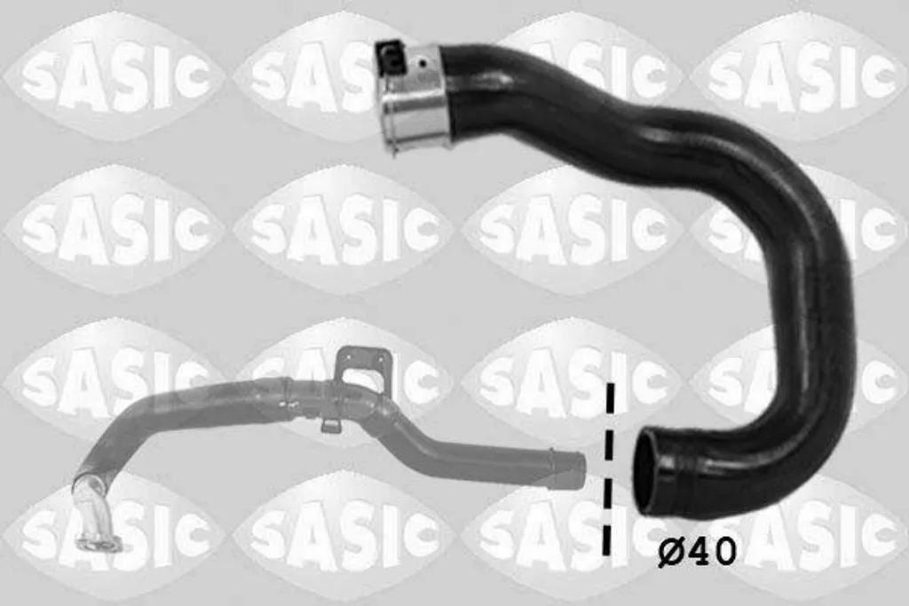 Tuyau d'air de suralimentation anti-fuite d'huile pour Corsa D