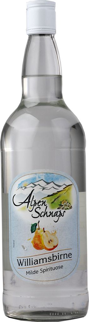 Alpenschnaps Williamsbirne 35% Vol. 1L Produktbild 