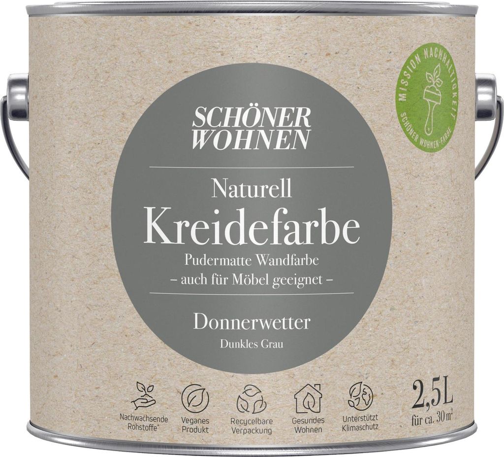 Naturell Kreidefarbe Donnerwetter 2,5 l Produktbild 
