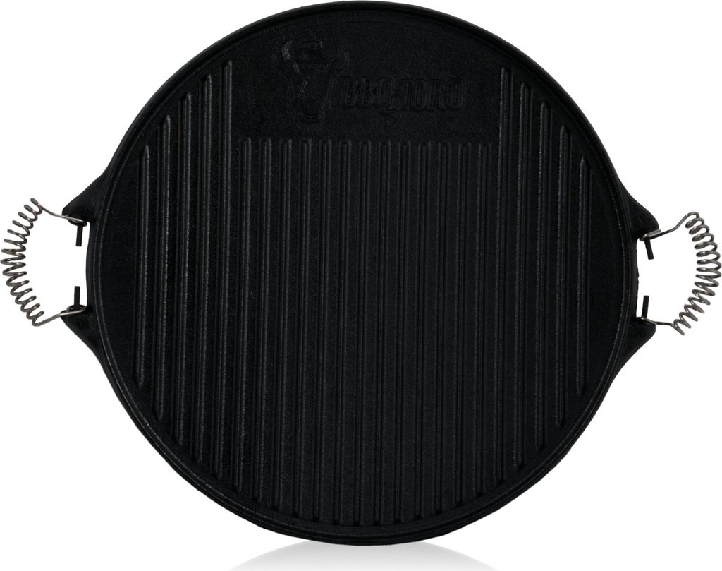 BBQ-Toro Gusseisen Grillplatte mit Griffen | Ø 42 cm | Produktbild 