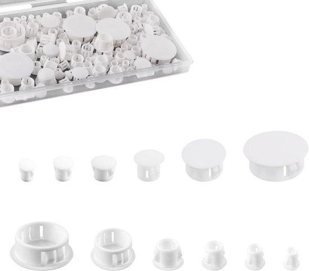 6-tegen-Maten-Witte-Plastic-Hole-Plugs-voor-Keuken-Kast-Meubilair