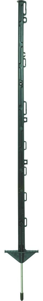 10x Pulsara Kunststoff-Weidezaunpfahl PRO - 1,05 m grün