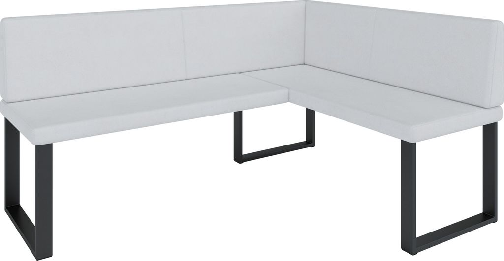 Eckbank AKIKO METAL Corner Bench 168x128 rechts - Eckbankgruppe f r Ihrem Esszimmer, K che modern, Sitzecke, Essecke. Perfekt f r K che, B ro und R...